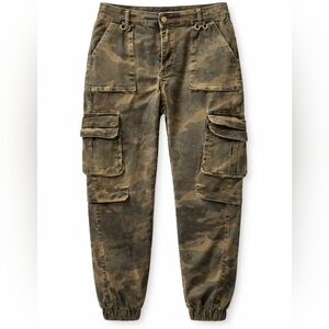 Edgy Fashion Nova Camouflage Cargo Jogger Pants